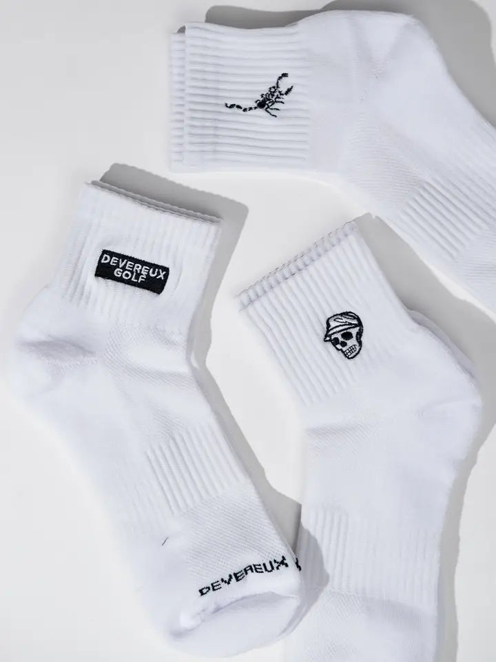 Quarter White Sock 3 Pack