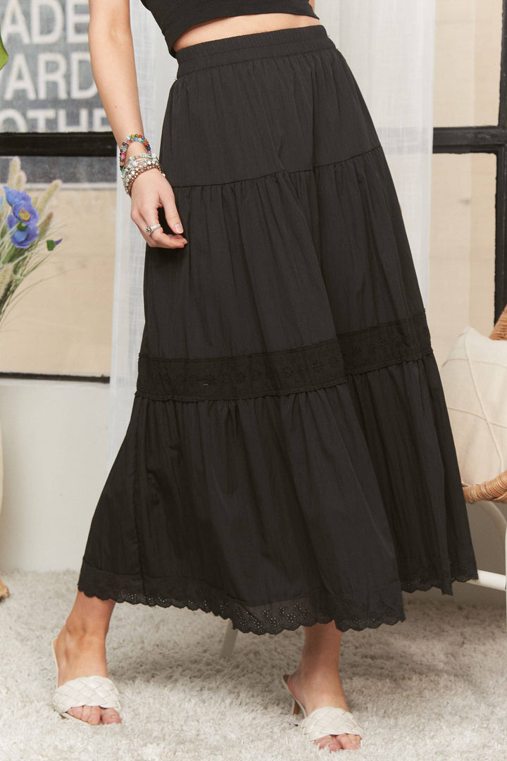 Isabella Boho Maxi Skirt
