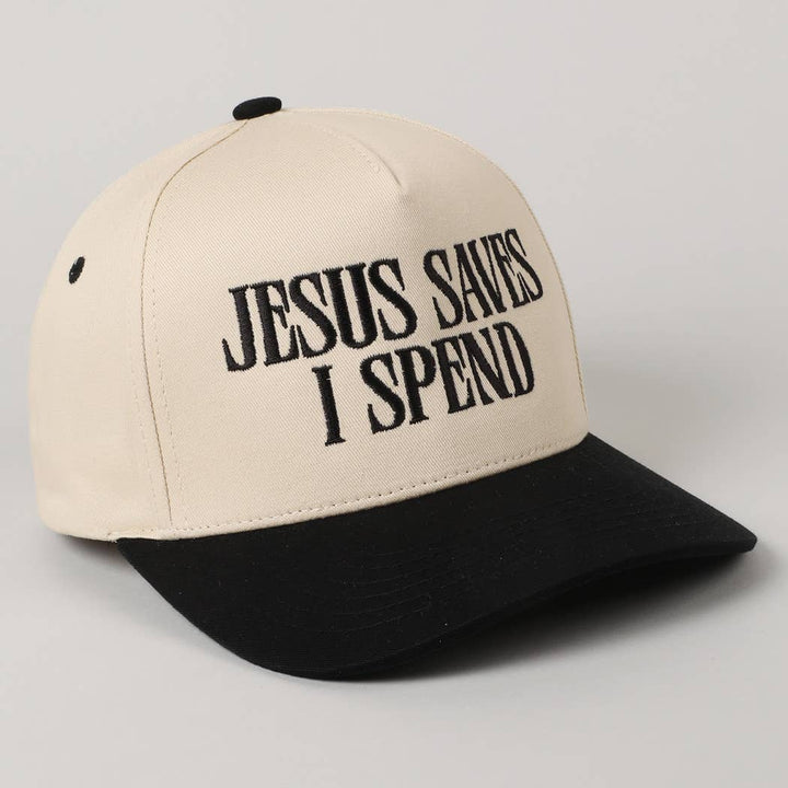 Jesus Saves I Spend Hat