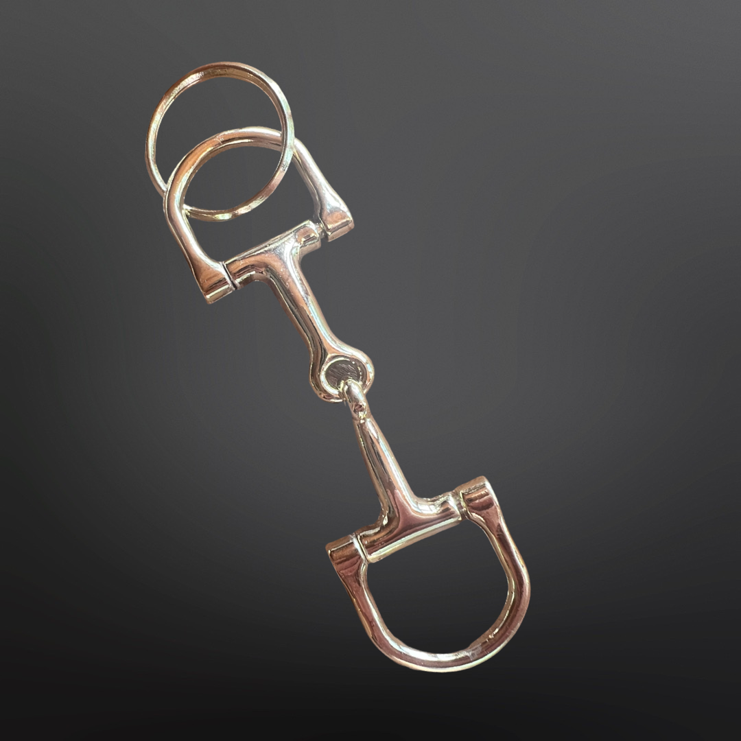 Equestrian Snaffle Bit Keychain