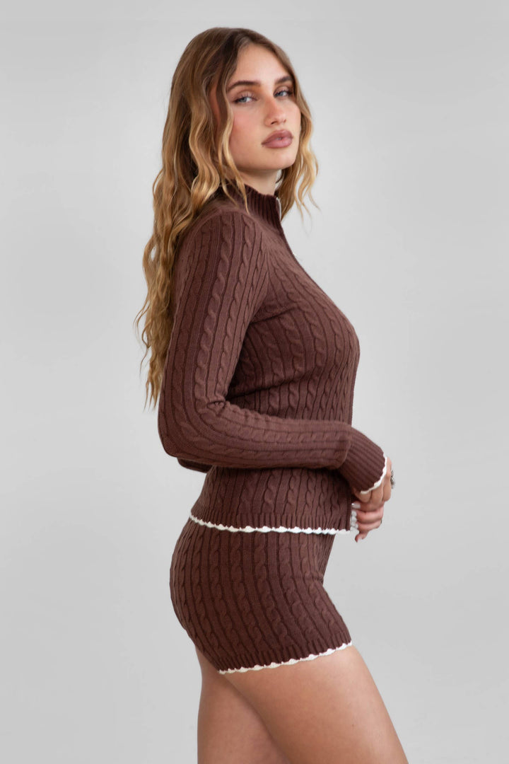 Ceilia Cable Knit Top