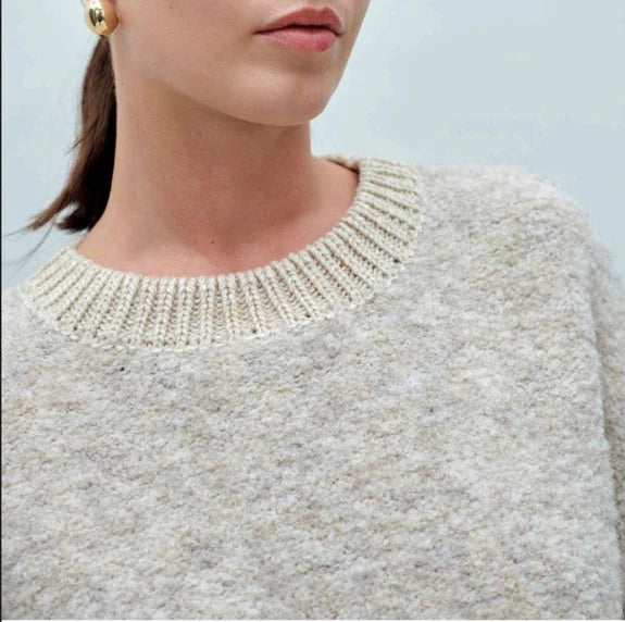 Colette Contrast Yarn Sweater
