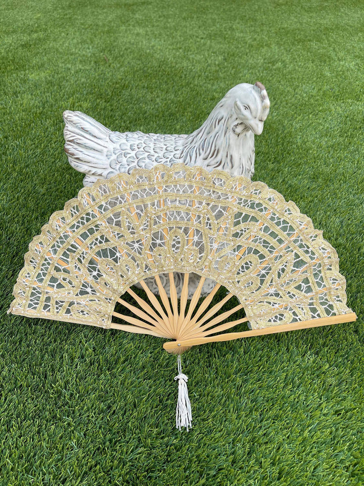 Handheld Lace Festival Fan