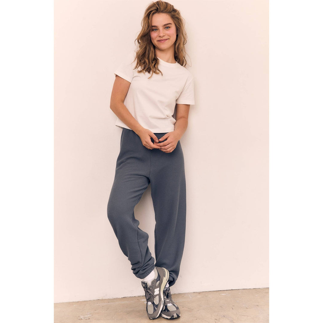 Mineral Washed Cotton Blank Cropped Tee