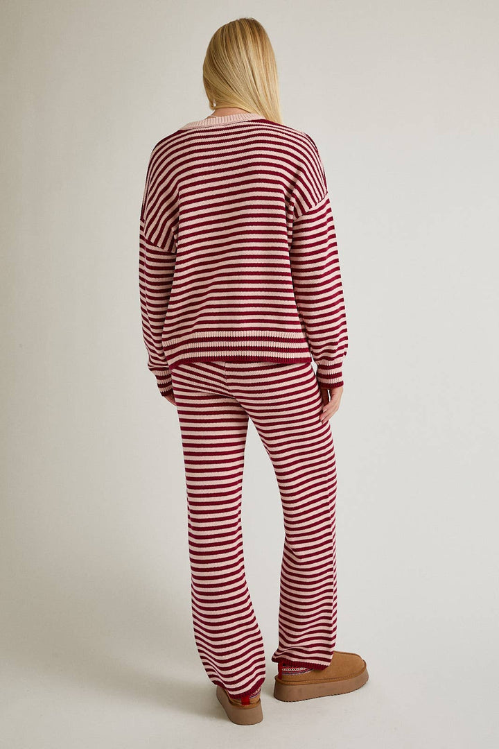 Leslie Striped Crew Sweater