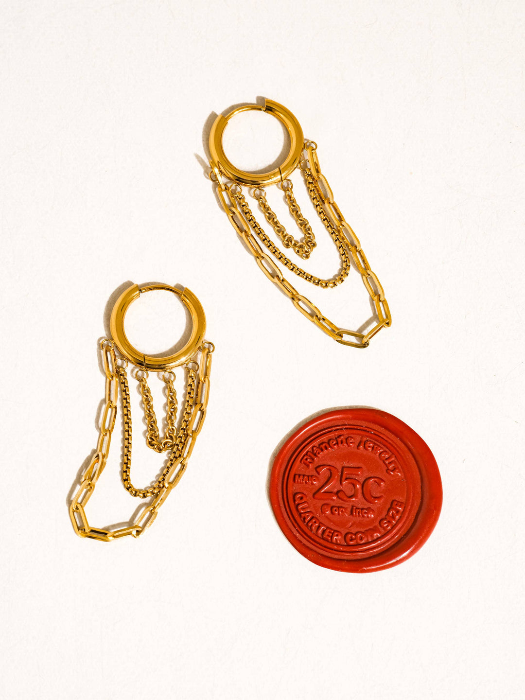 Vianne Multi Chain Drop Earrings