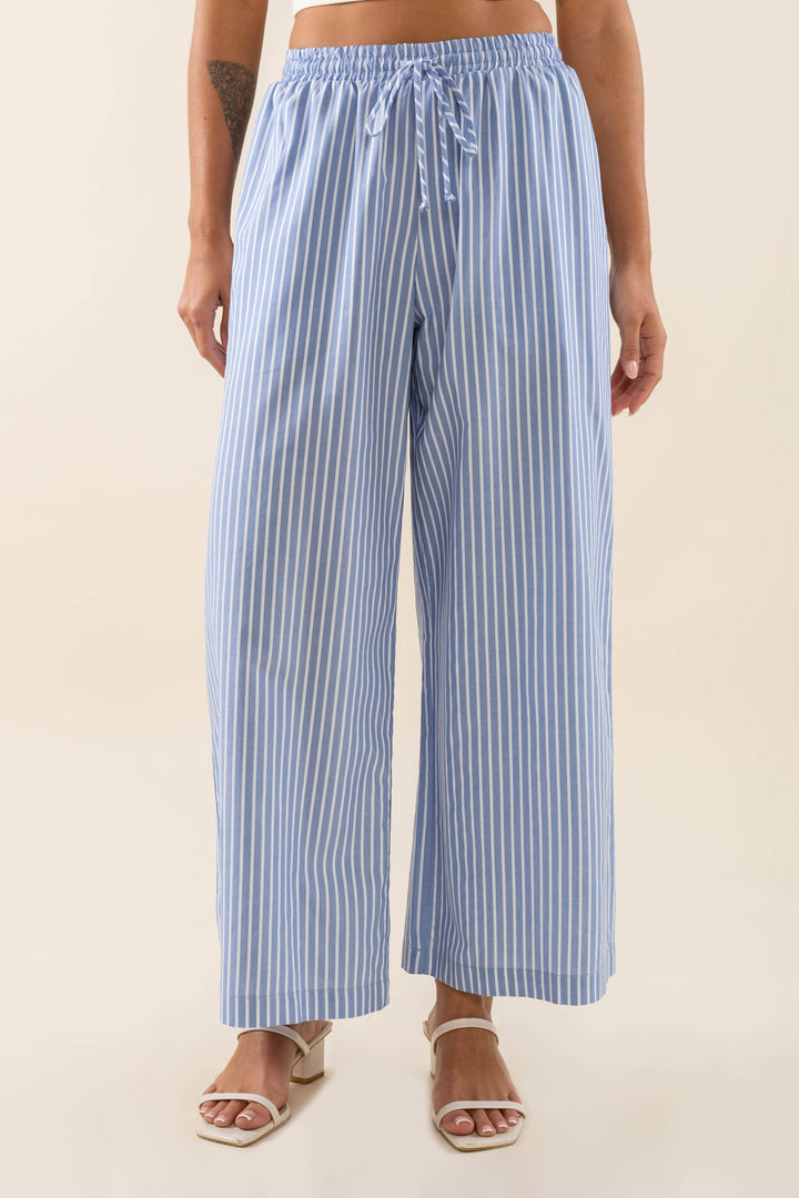 Savannah Striped Culotte Pants