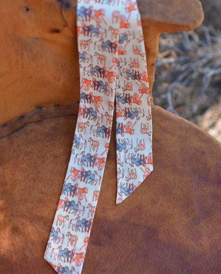 Mustang Meadows Silk Twilly Scarf