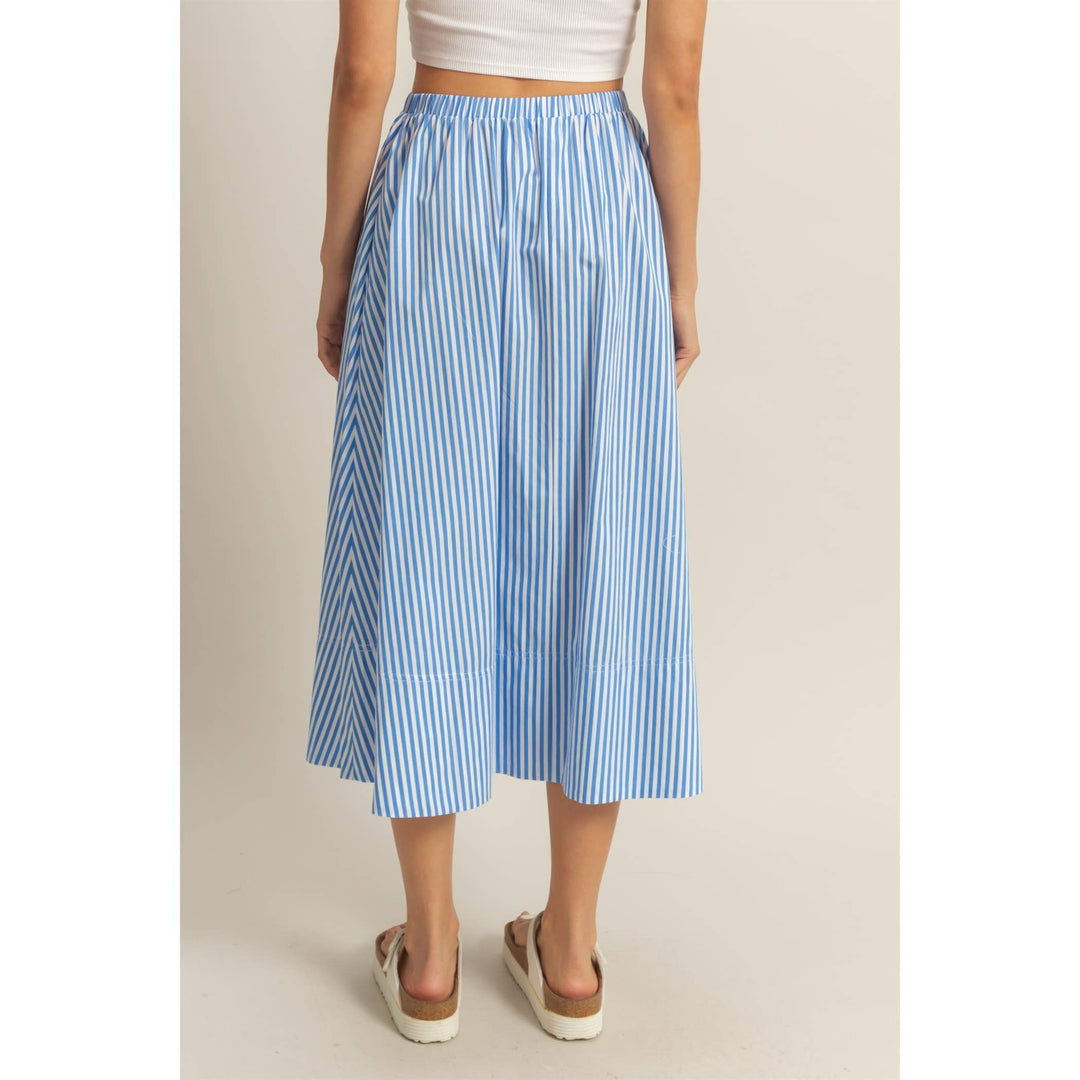 Connie High-Waist Midi Skirt