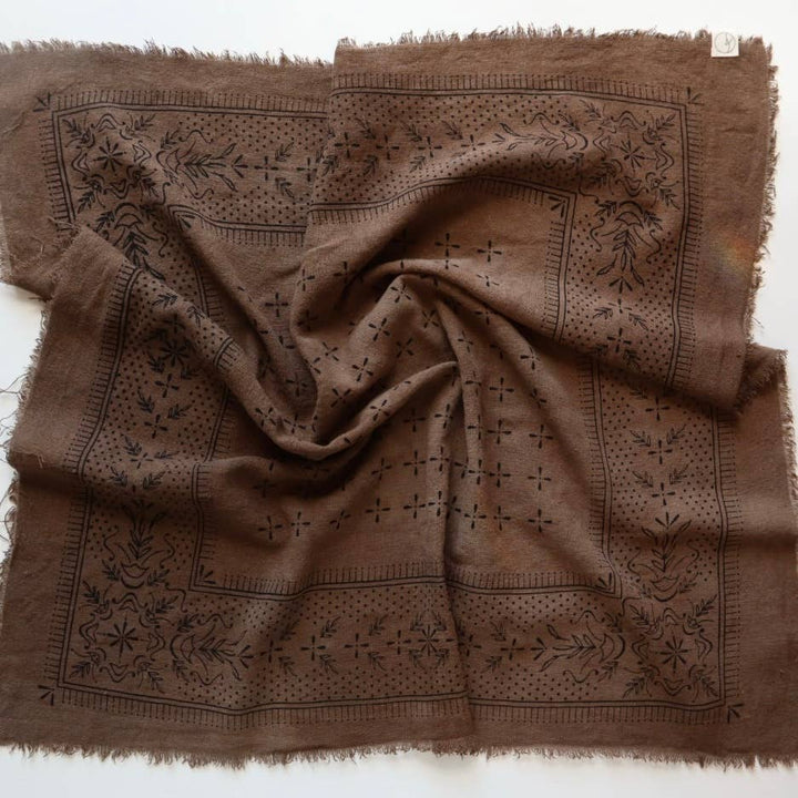 Classic Print Chocolate Bandana