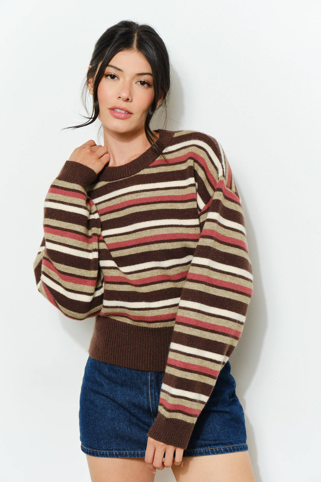 Pat Striped Sweater