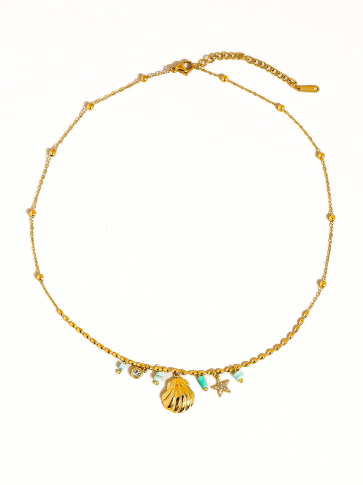 Sumner Shell and Star Necklace