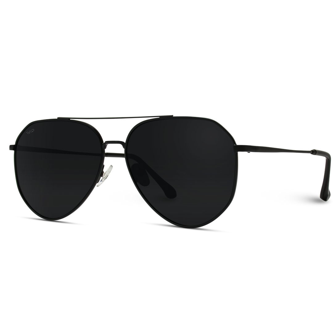 Ramsey Geometric Polarized Aviators Sunglasses