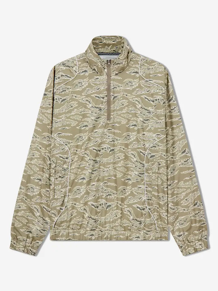 Pullover Piped Qtr Zip