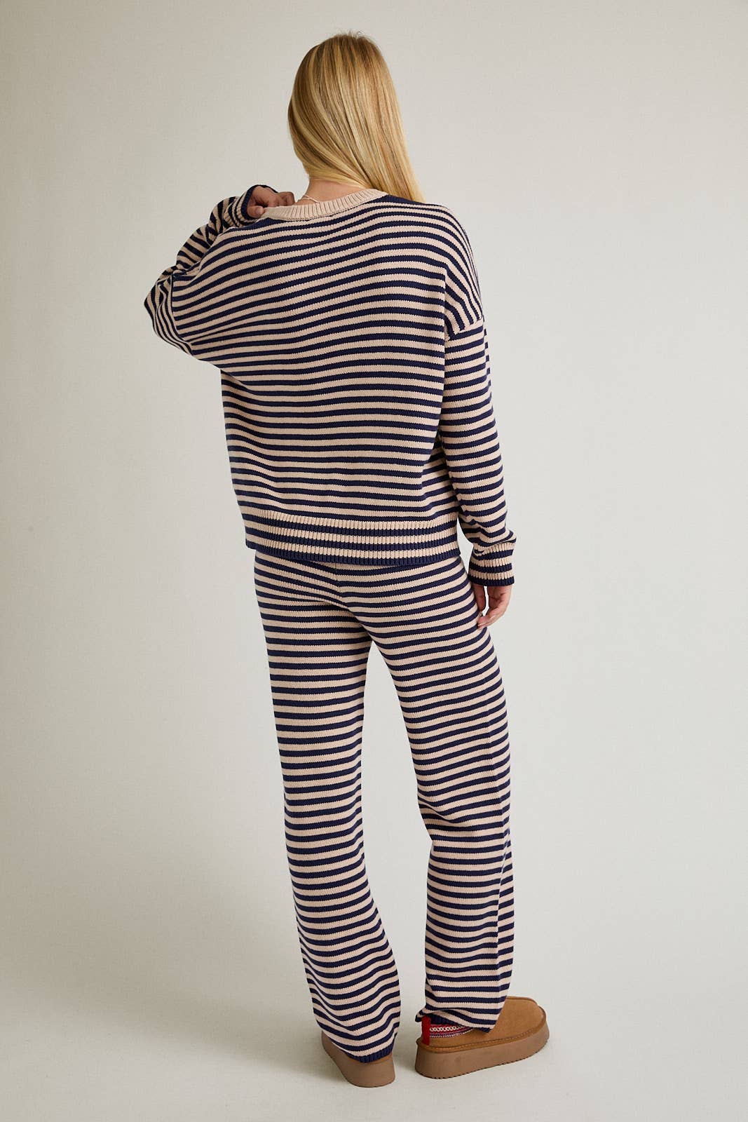 Leslie Striped Crew Sweater