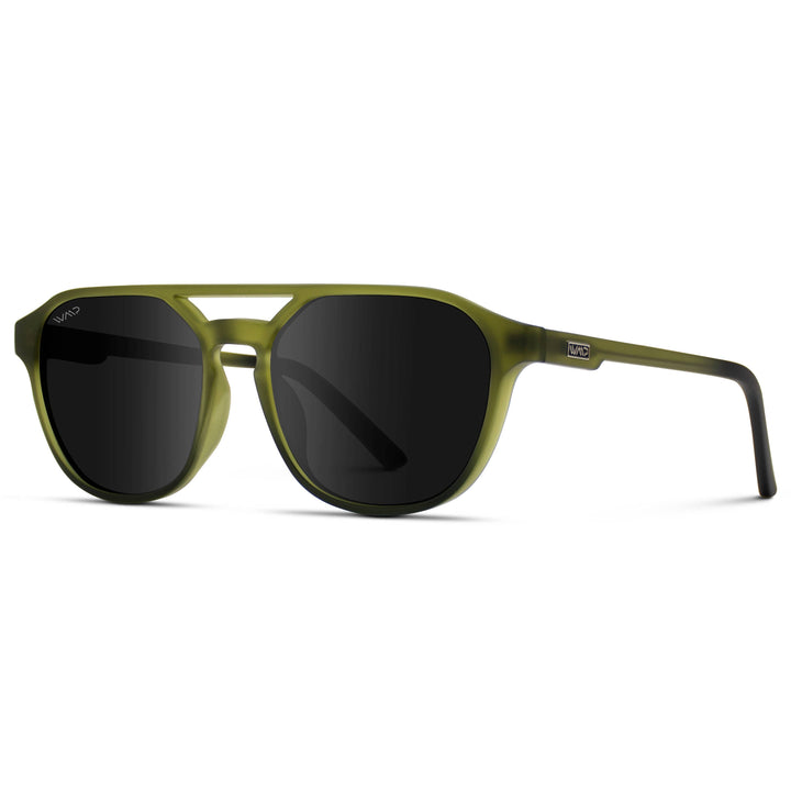Hunter Polarized Rectangular Sunglasses