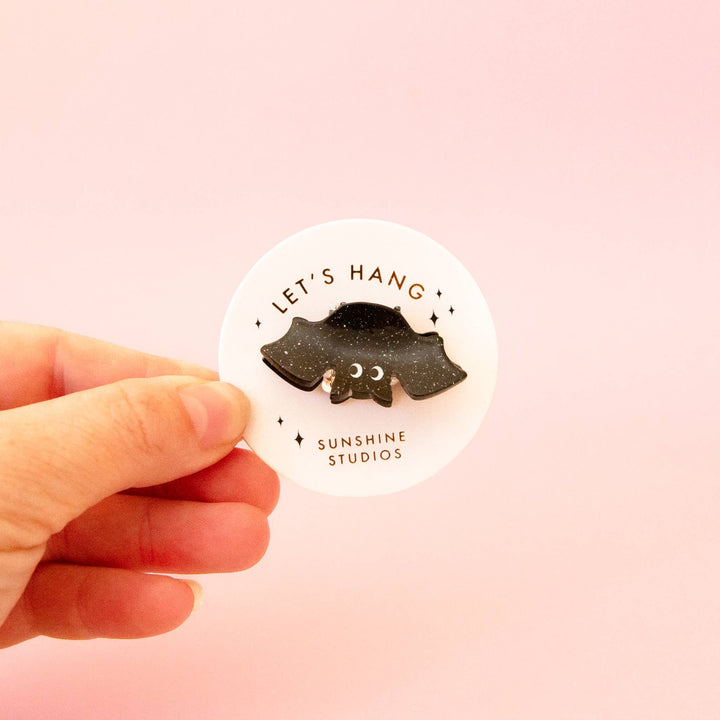 Let's Hang Bat Mini Hair Clip