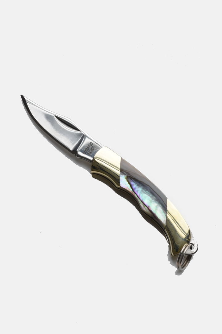 Abalone Mini Inlay Folding Knife