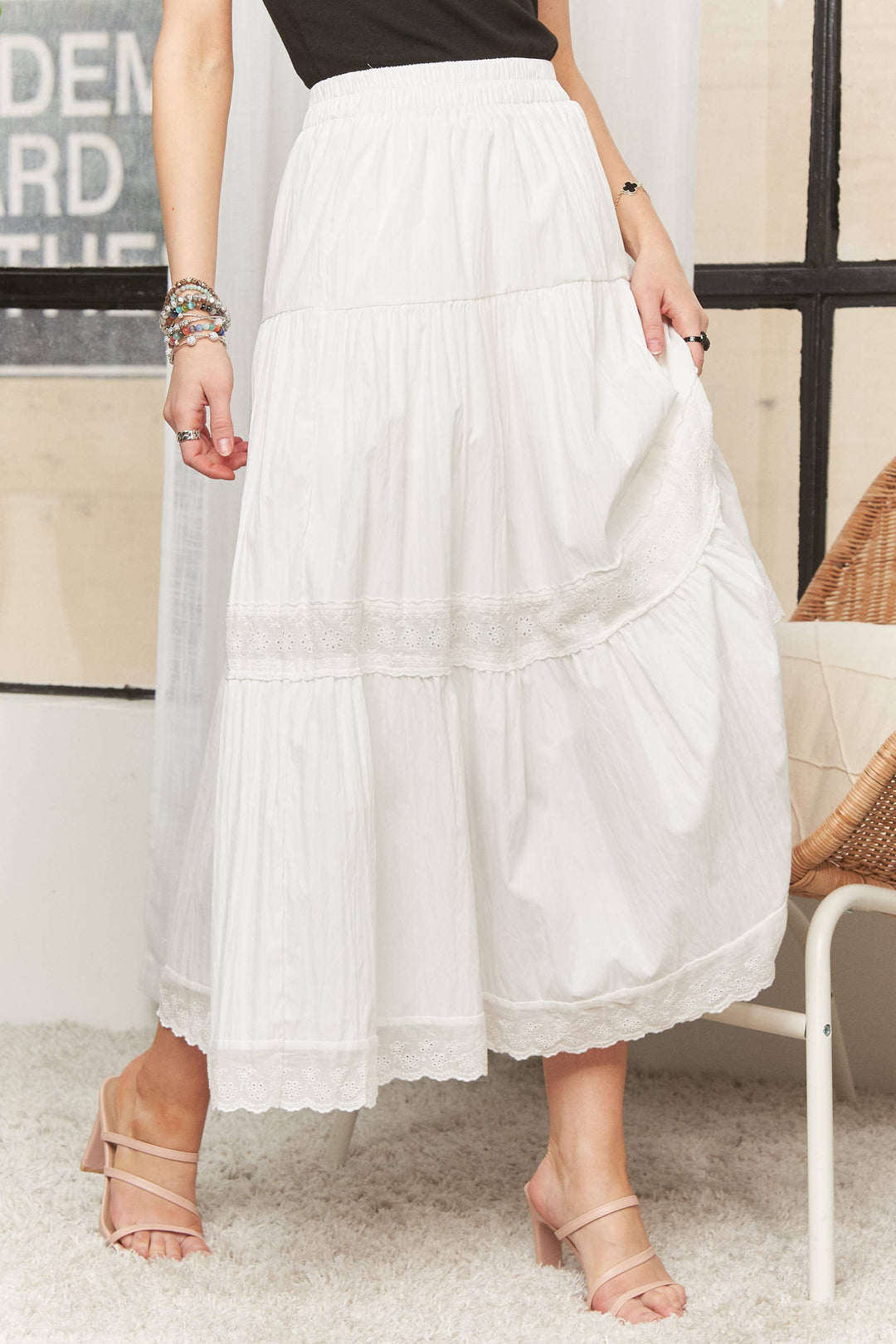 Isabella Boho Maxi Skirt