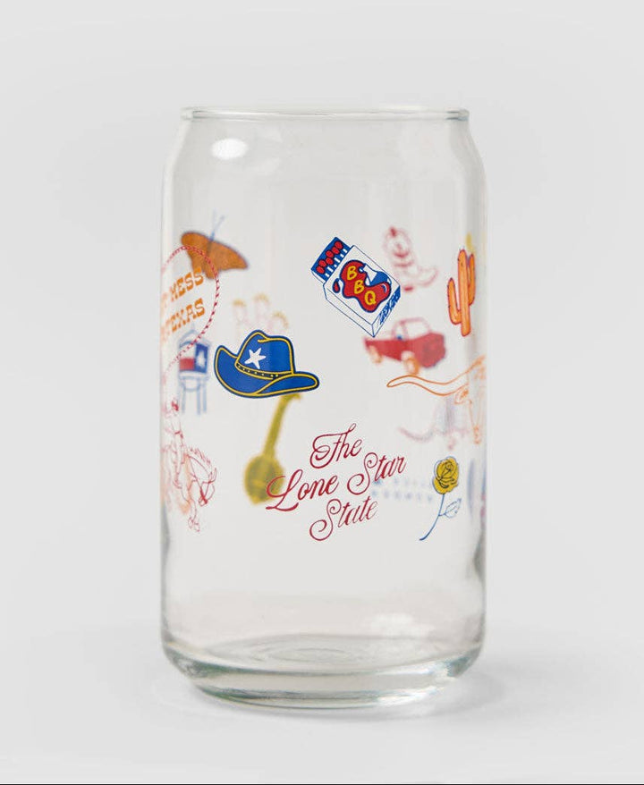 Texas Icons Glass