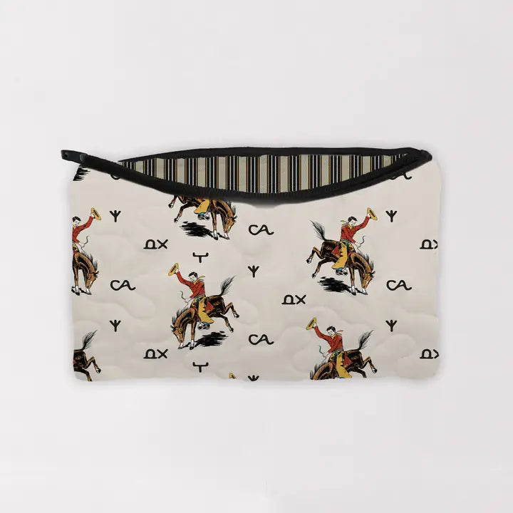 Lazy J Small Cosmetic Bag