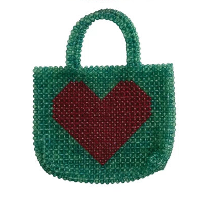 Acrylic Beaded Handbag