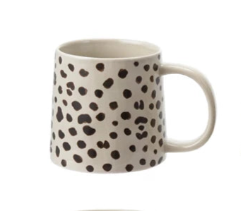 Animal Print Stoneware Mug