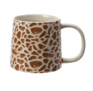 Animal Print Stoneware Mug