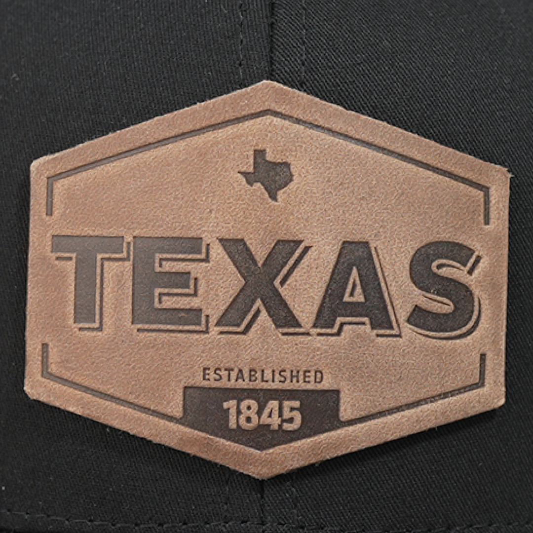 Texas Leather Patch Hat