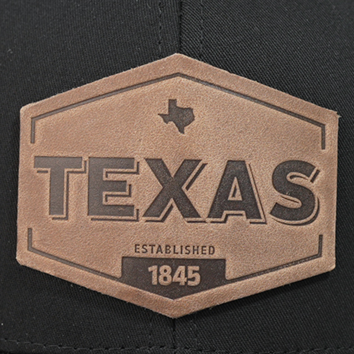 Texas Leather Patch Hat
