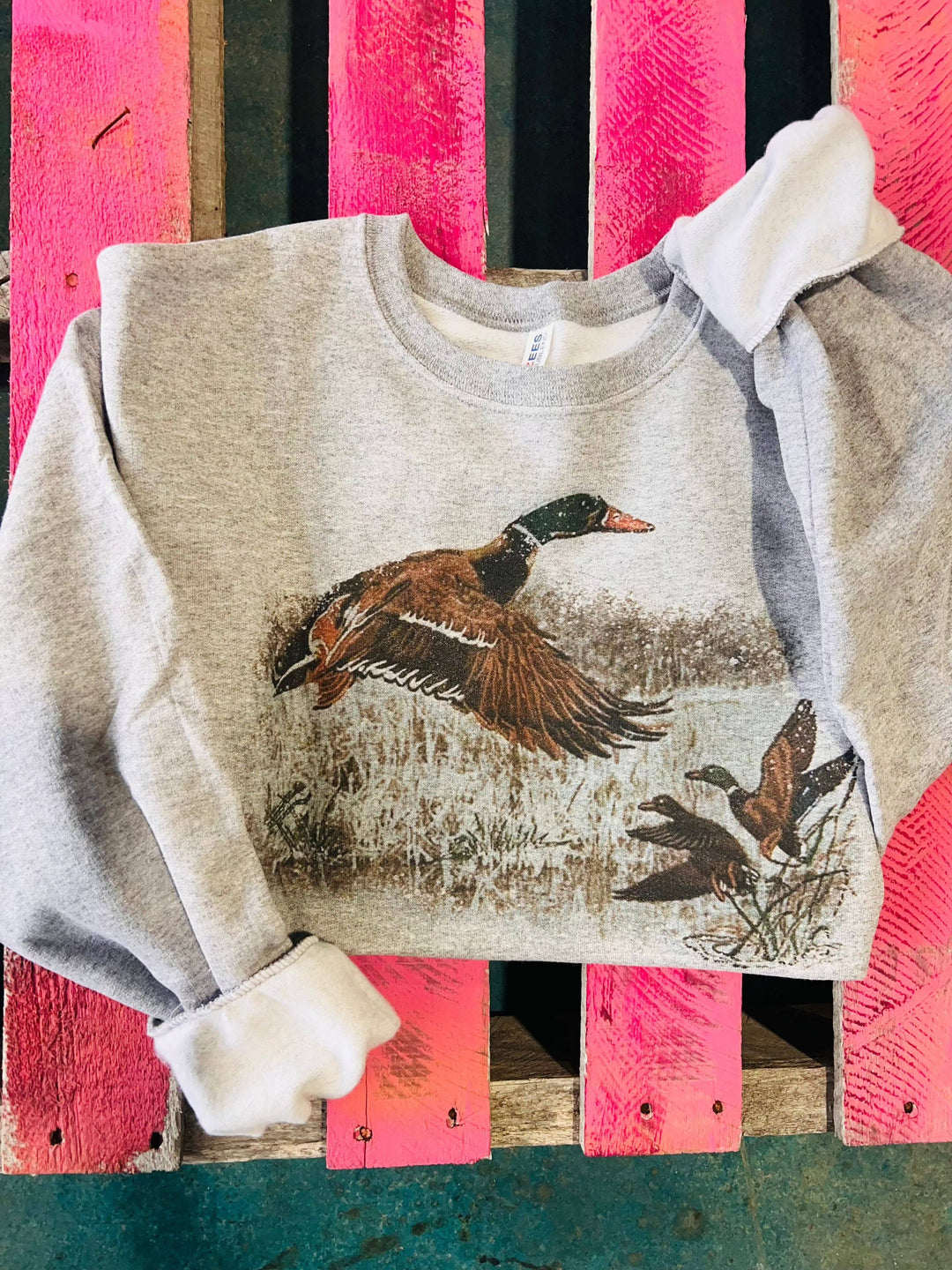 Retro Duck Scene Crewneck