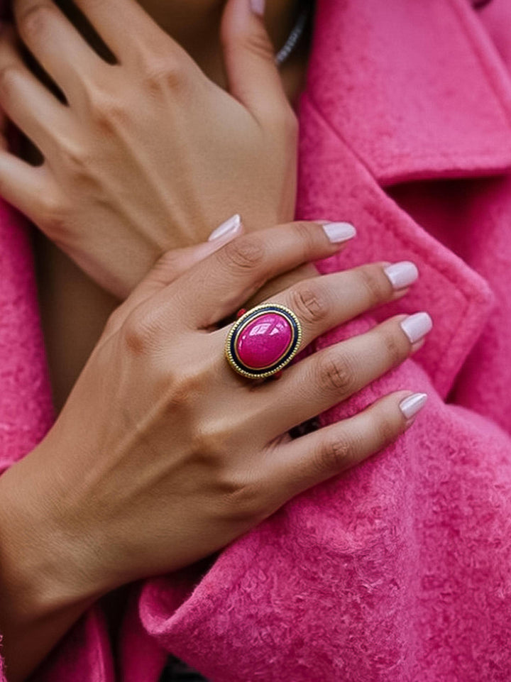 Merveille Cabochon Statement Ring