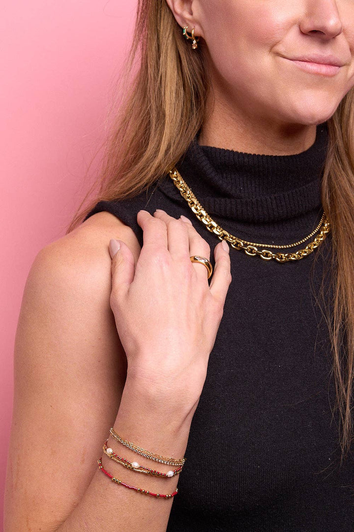 Mocha Micro Tennis Bracelet