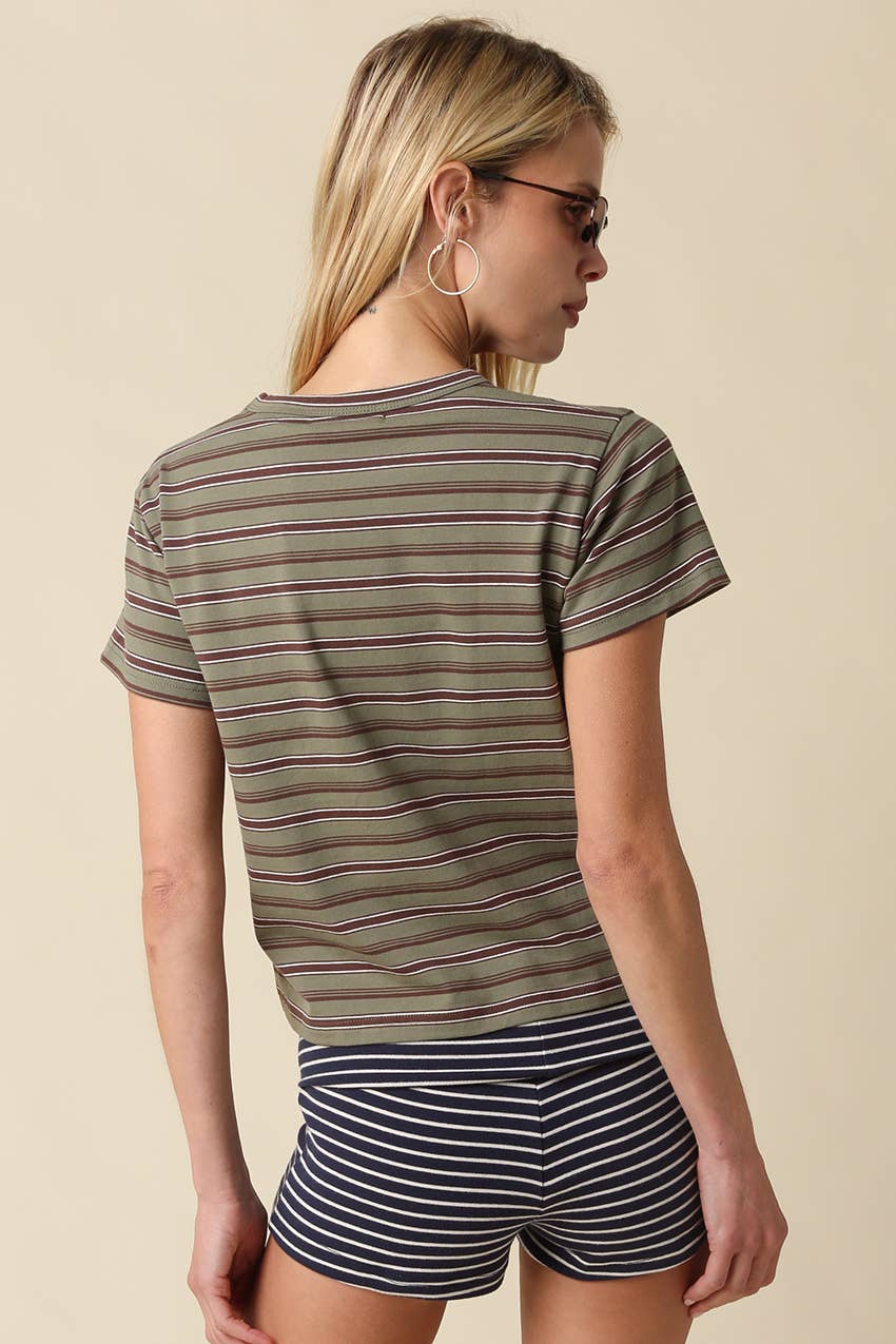 Bea Striped Baby Tee