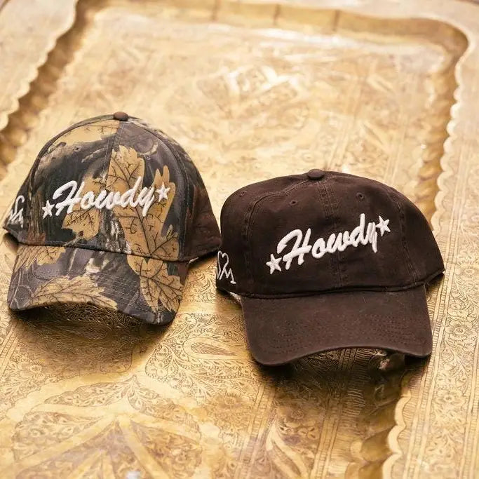 Howdy Puff Embroidered Baseball Cap