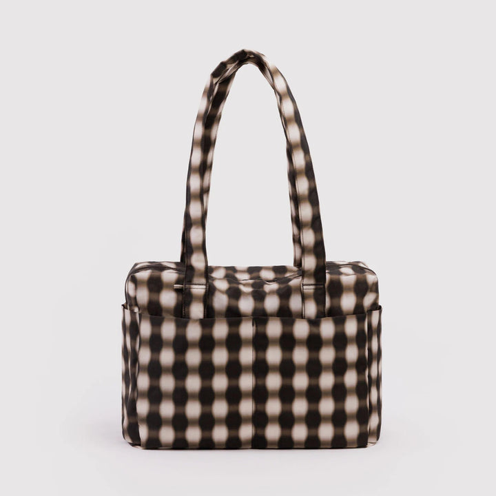 Baggu Everyday Cloud Bag - Blurred Gingham Brown