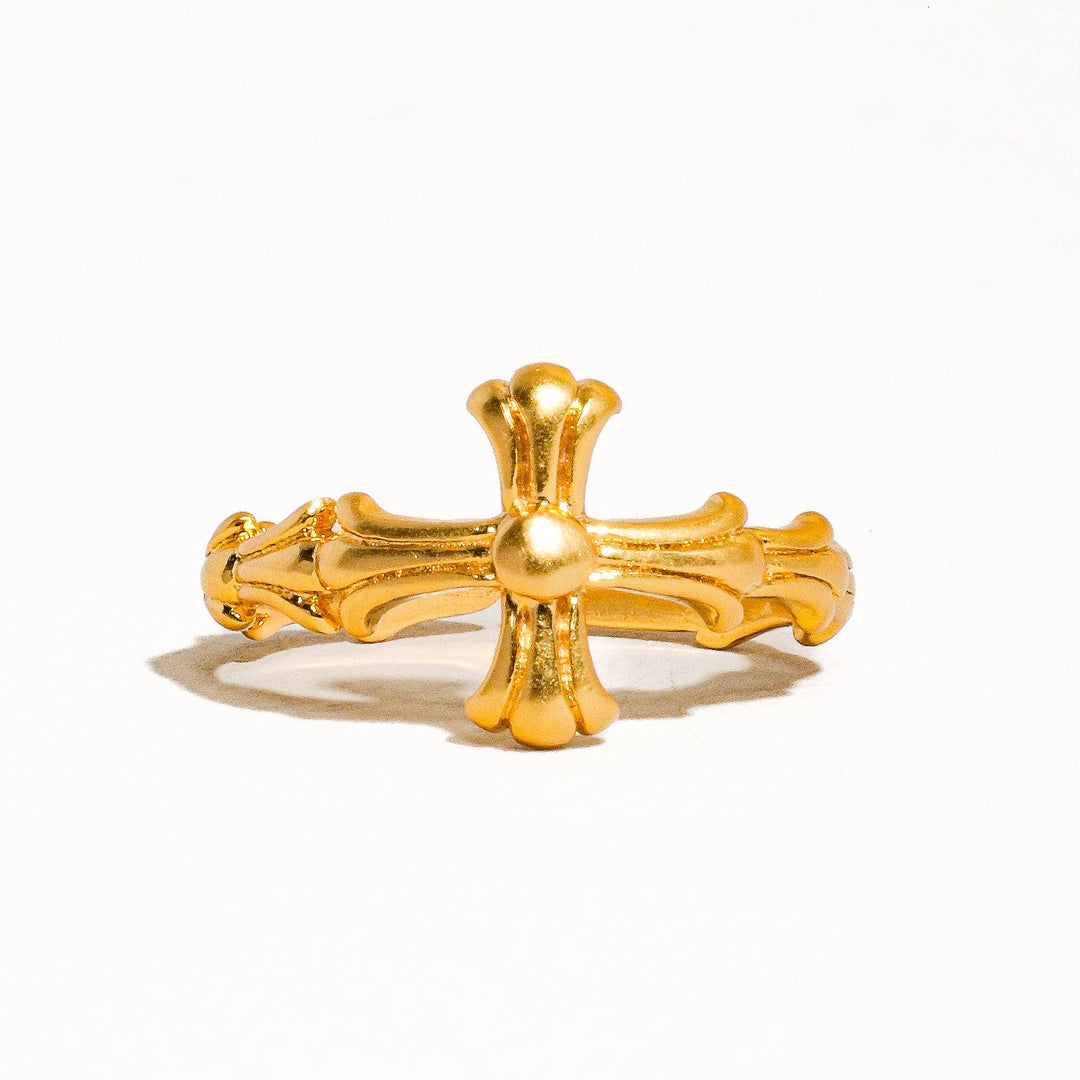 Ruth Adjustable Cross Ring