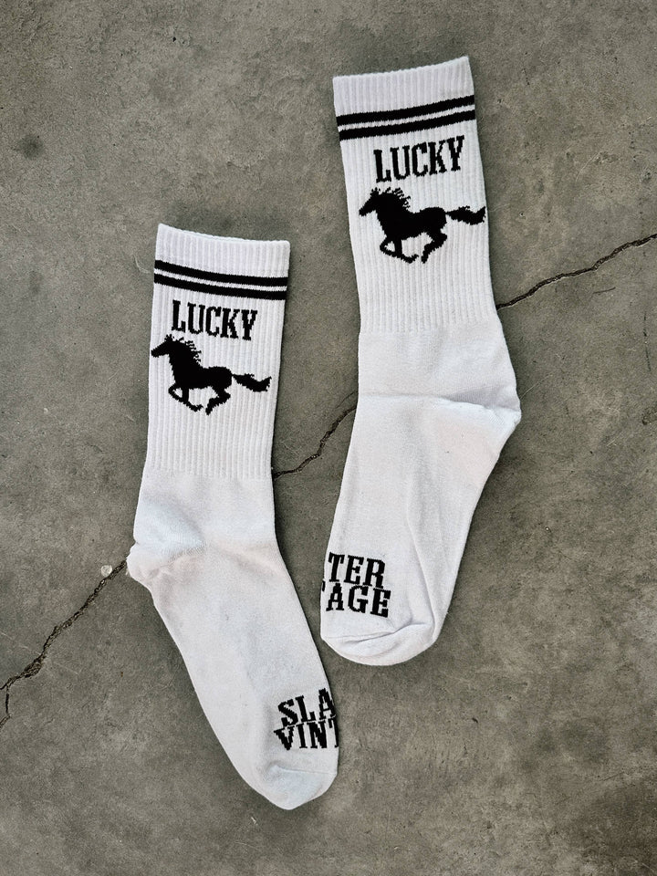 Lucky Darlin' Crew Socks