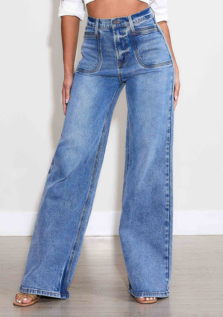 Laura High-Rise Wide Leg Jeans