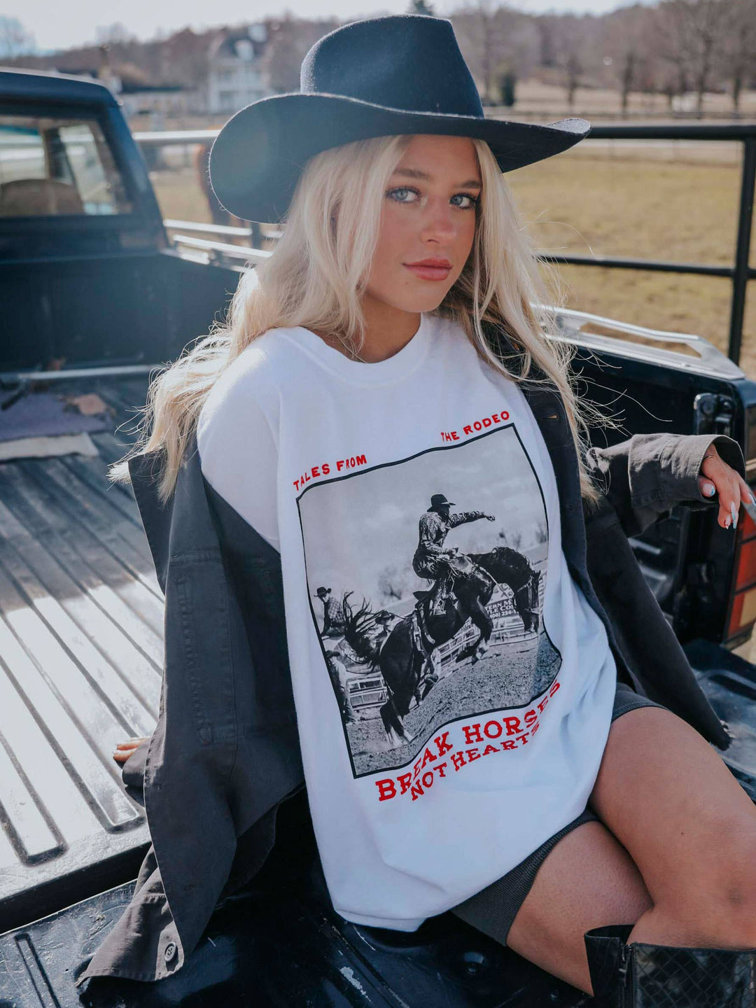 Break Horses Not Hearts Tee