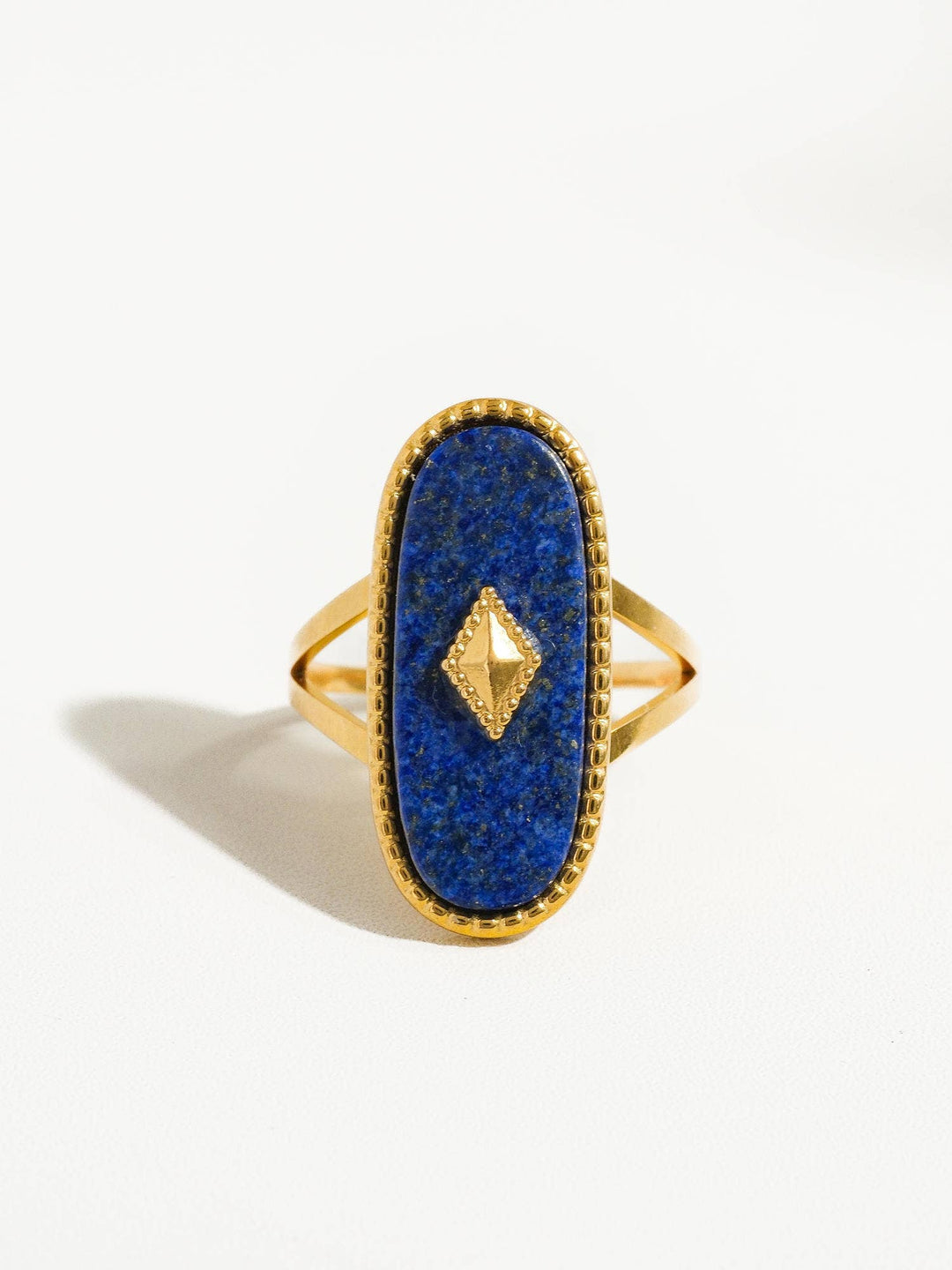 Dakota Adjustable Ring with Natural Stone