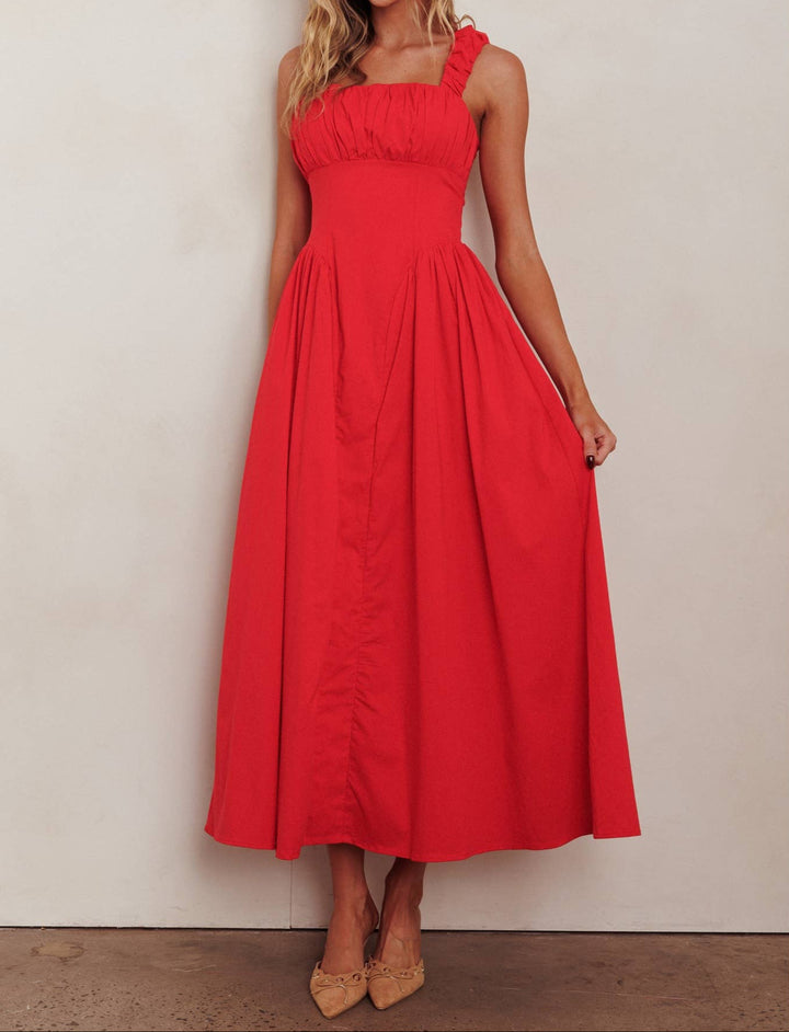 Isabelle Ruched Maxi Dress