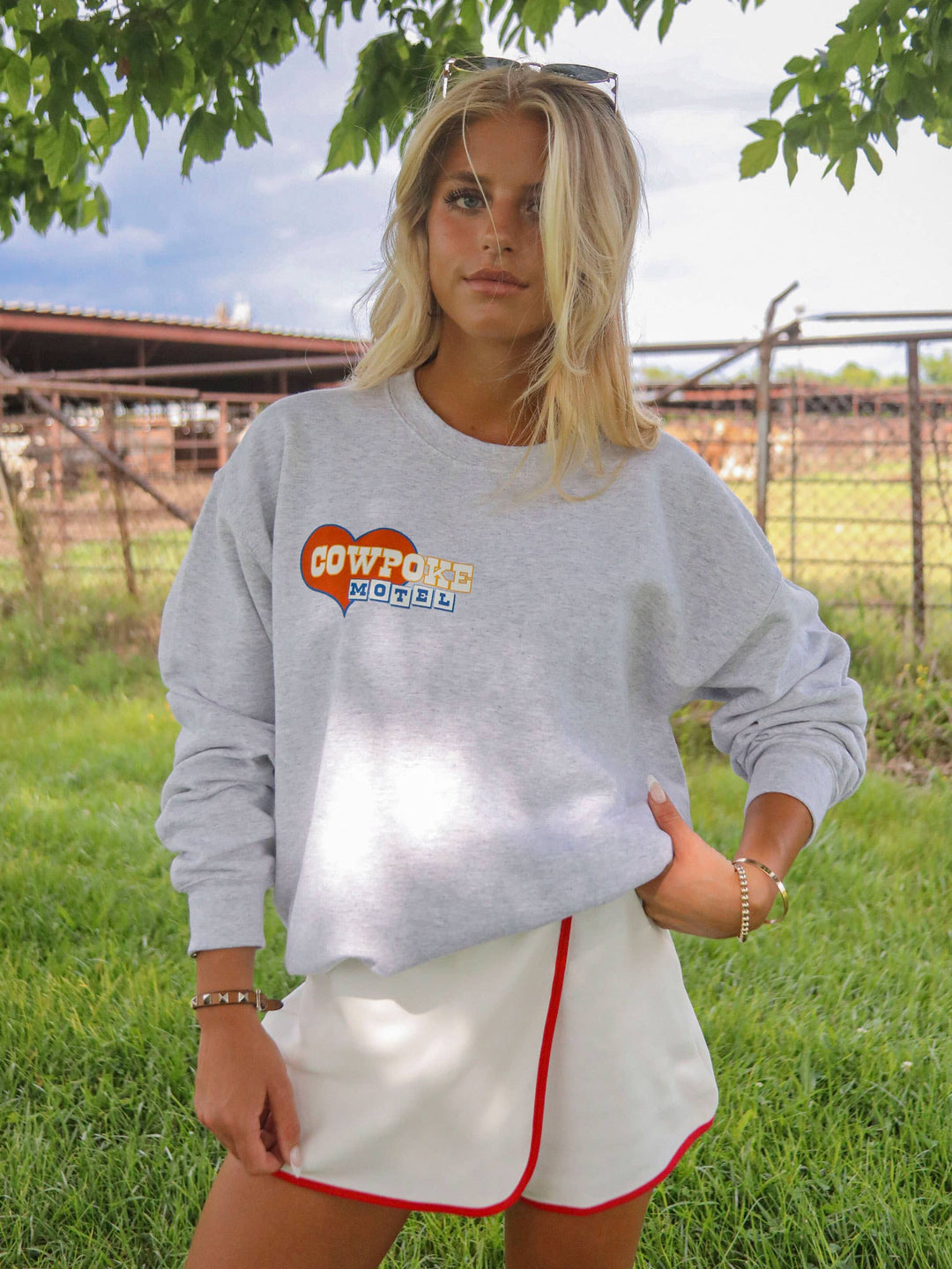 Cowpoke Motel Crewneck