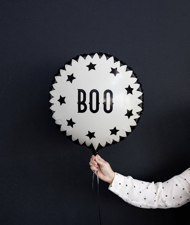 Vintage Halloween Boo Mylar Balloon