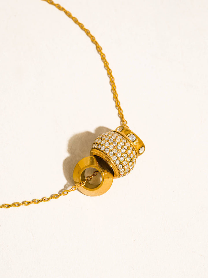 Énora CZ Bead Necklace