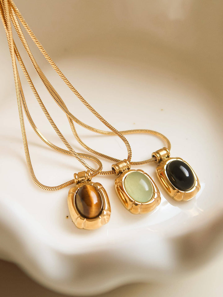 Dax Natural Stone Necklace