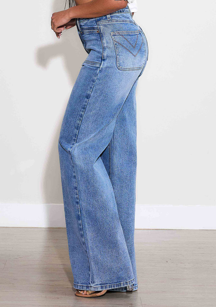 Laura High-Rise Wide Leg Jeans