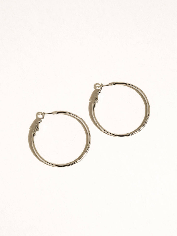 Eska Classic Thin Hoop Earring