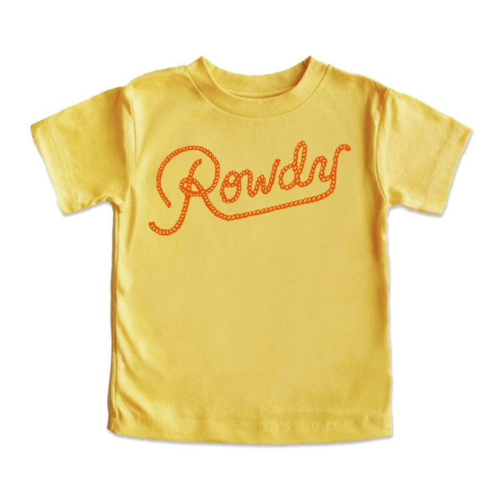 Rowdy Youth Yellow Tee