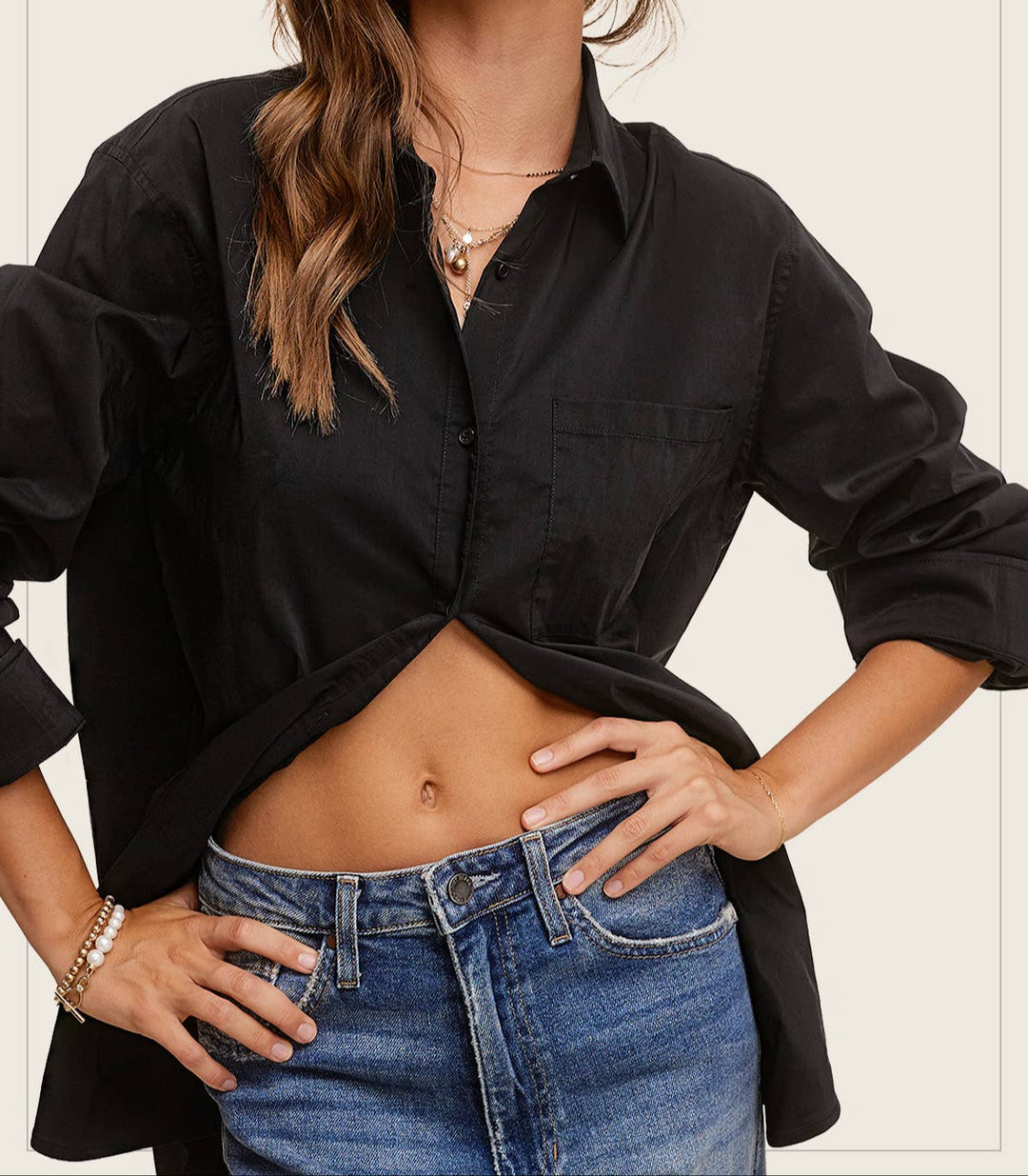 Cordelia Oversized Poplin Shirt